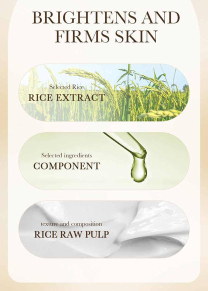 Bioaqua Rice Raw Pulp Face Cream - 50g