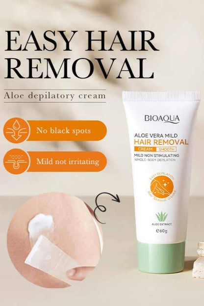 Bioaqua Aloe Vera Mild Hair Removal Cream - 60g