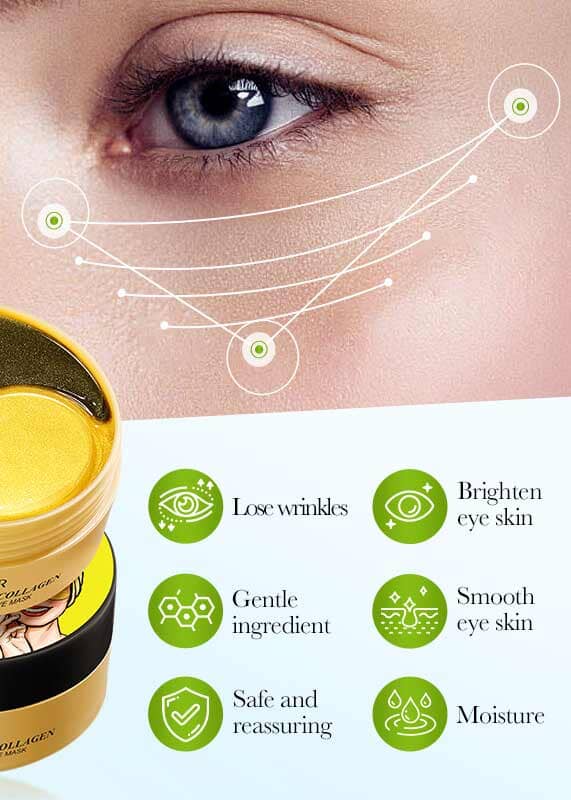 Sadoer Bamboo Charcoal Collagen Eye Mask - 80g