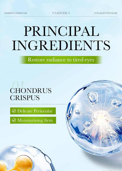 Sadoer Bamboo Charcoal Collagen Eye Mask - 80g