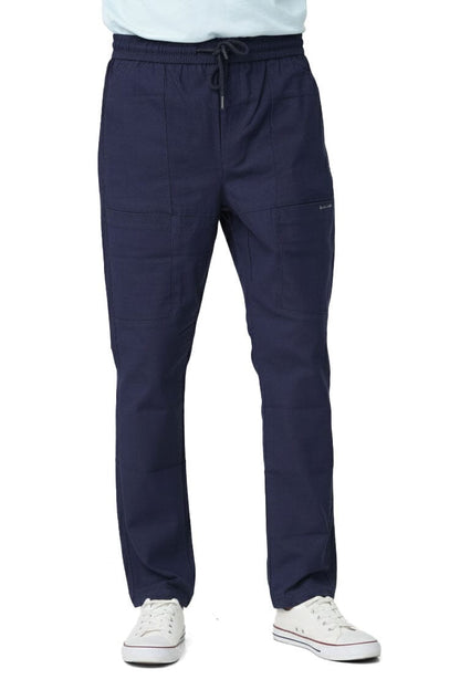 Black & Blank Men's Regular Fit Cargo Pants