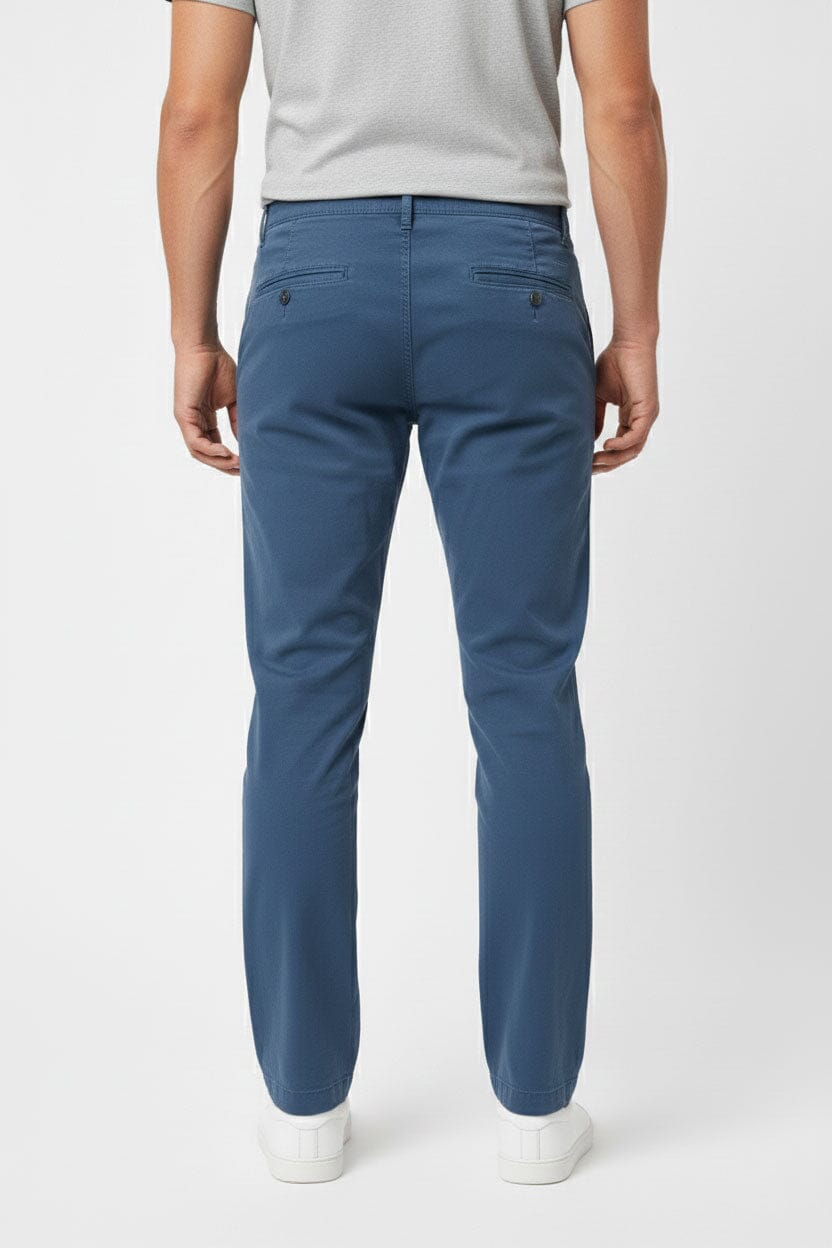 Stkr Men's Slim Fit Cotton Pants