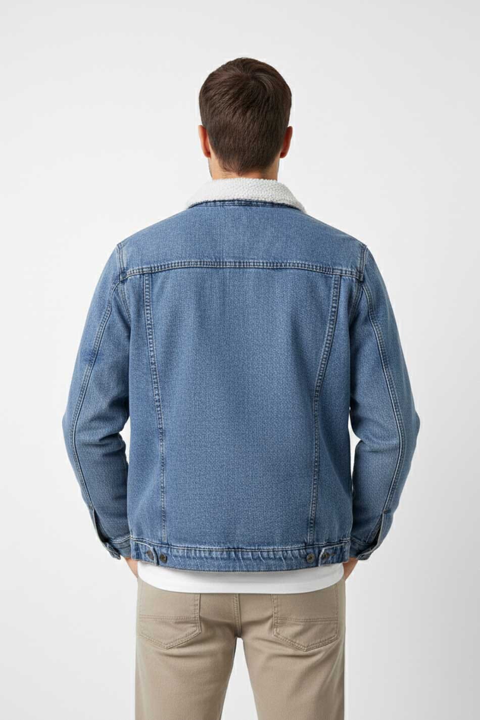 SS Men's Sherpa Denim Jacket