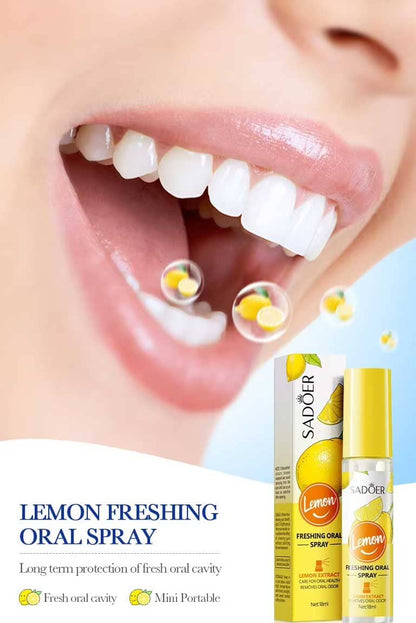 Sadoer Lemon Freshing Breath Oral Spray - 18ml