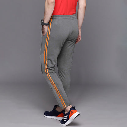Poler Chitose Men's Super Soft Striped Trousers Men's Trousers IBT Grey & Orange S 