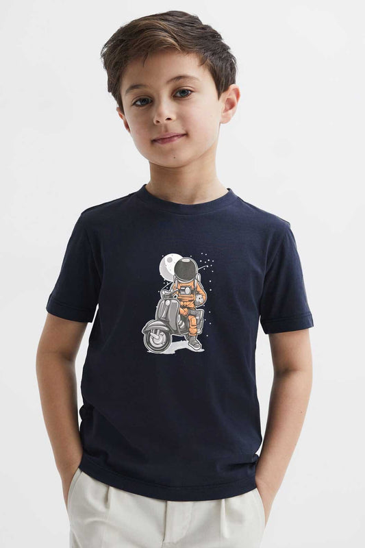 Polo Republica Boy's Astronaut Vespa Street Style Printed Tee Shirt Boy's Tee Shirt Polo Republica 