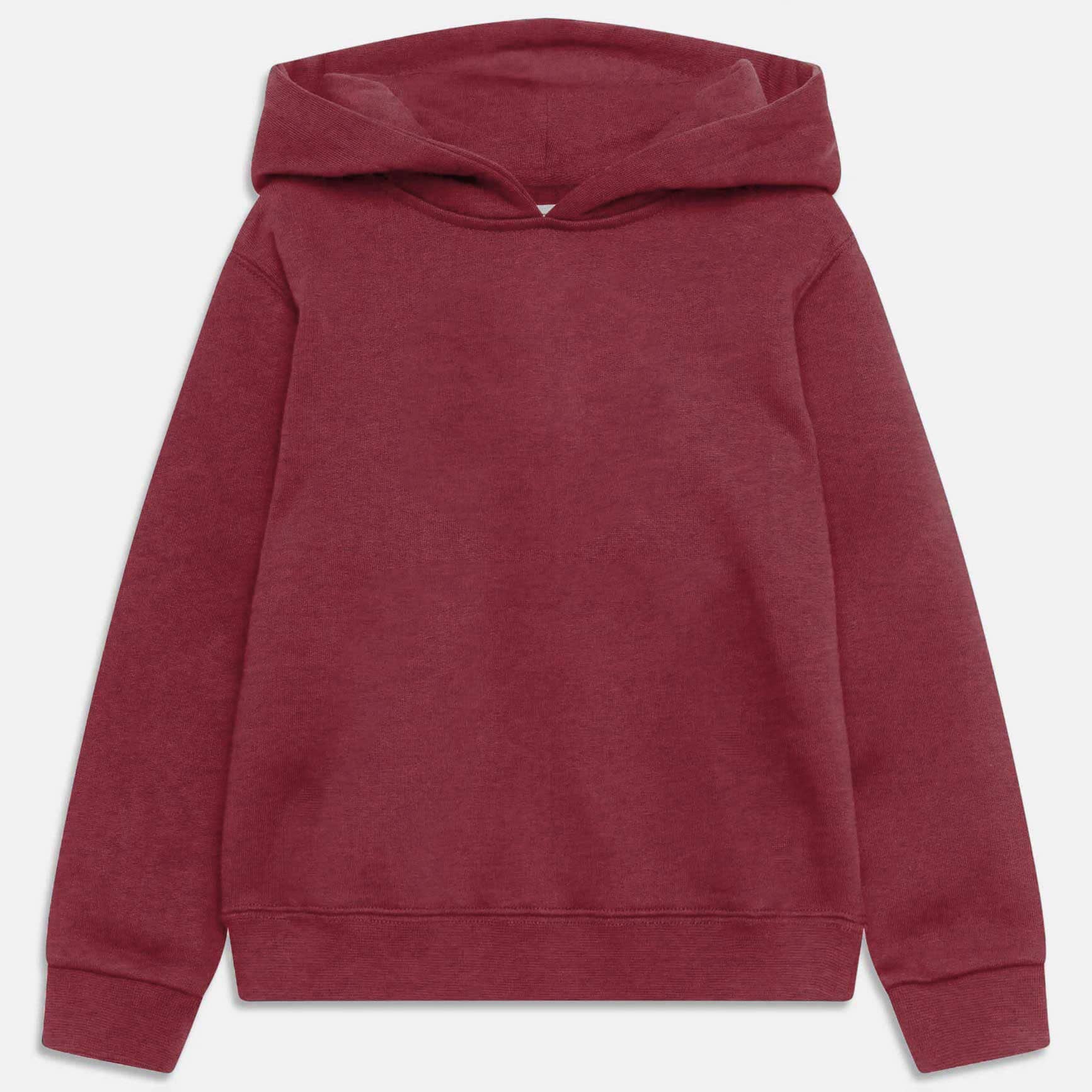 Rabbit Skins Kid's Solid Design Fleece Minor Fault Pullover Hoodie Boy's Pullover Hoodie Minhas Garments Brick Red 2 Years 
