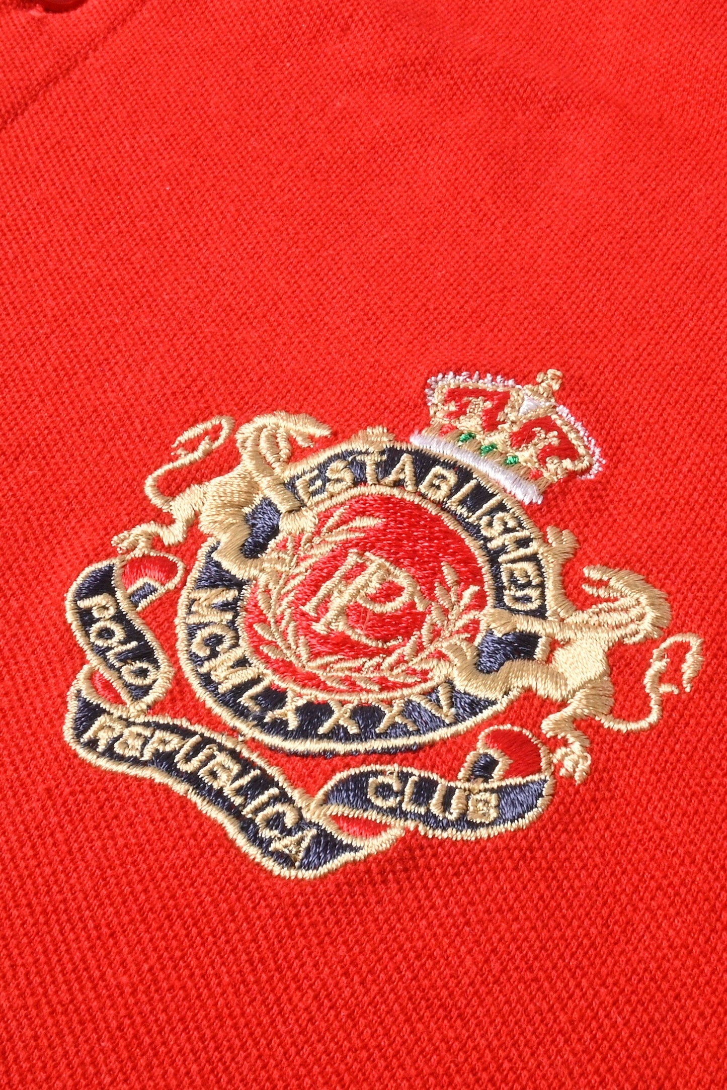 Polo Republica Men's Crest Embroidered Pique Casual Shirt Men's Casual Shirt Polo Republica 