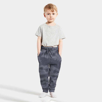 Kid's Tie & Dye Style Fleece Trousers Boy's Trousers SZK Graphite 5-6 Years 