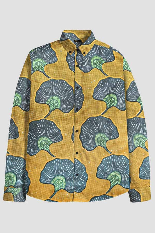 Nexoluce Men's Poznań Slim Fit Casual Shirt