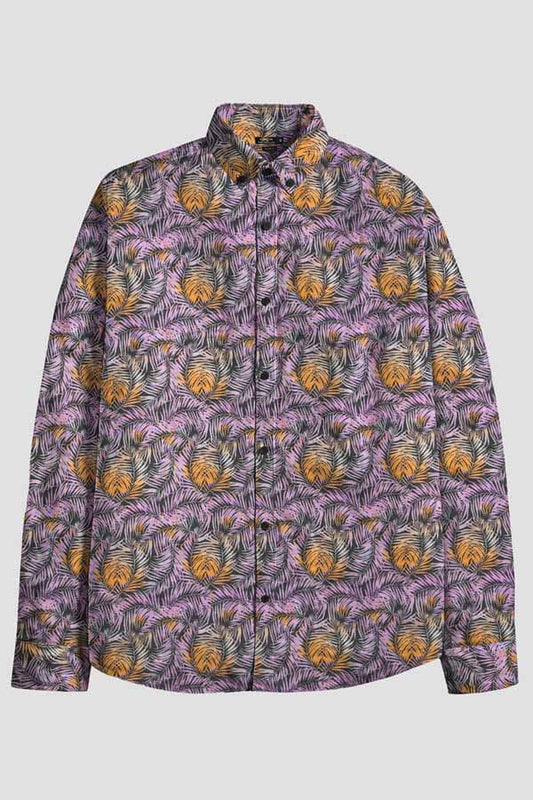 Nexoluce Men's Magadan Tailor Fit Casual Shirt