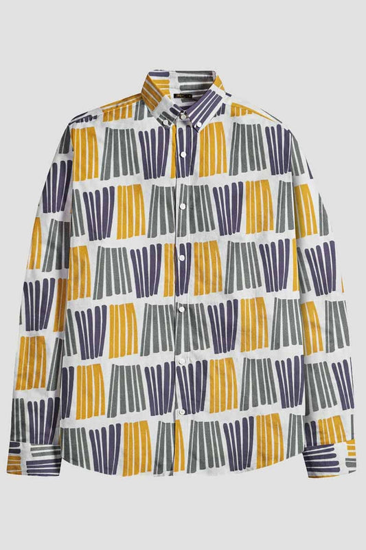 Nexoluce Men's Chester Tailor Fit Casual Shirt