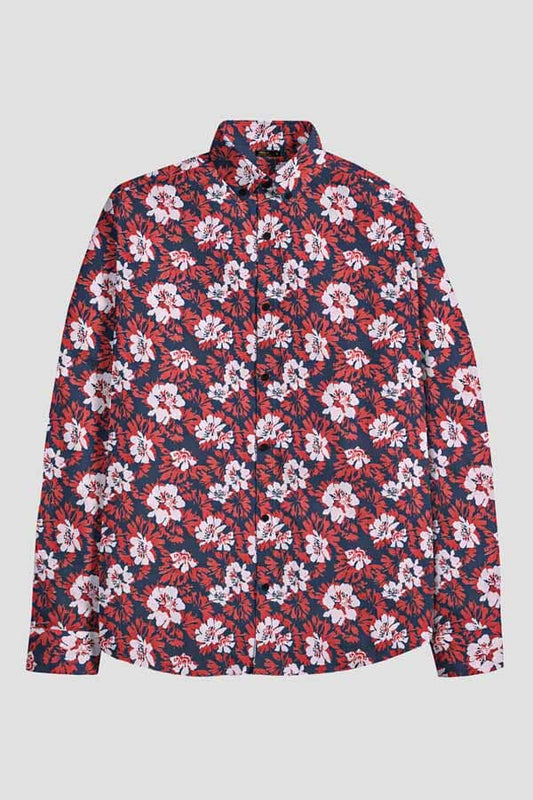 Nexoluce Men's Shamkir Slim Fit Casual Shirt