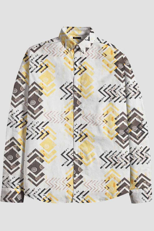 Nexoluce Men's Senglea Tailor Fit Casual Shirt