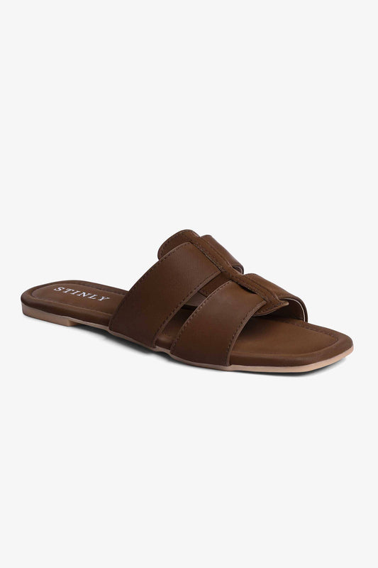 Stinly Women’s Double Straps Flat Chappal