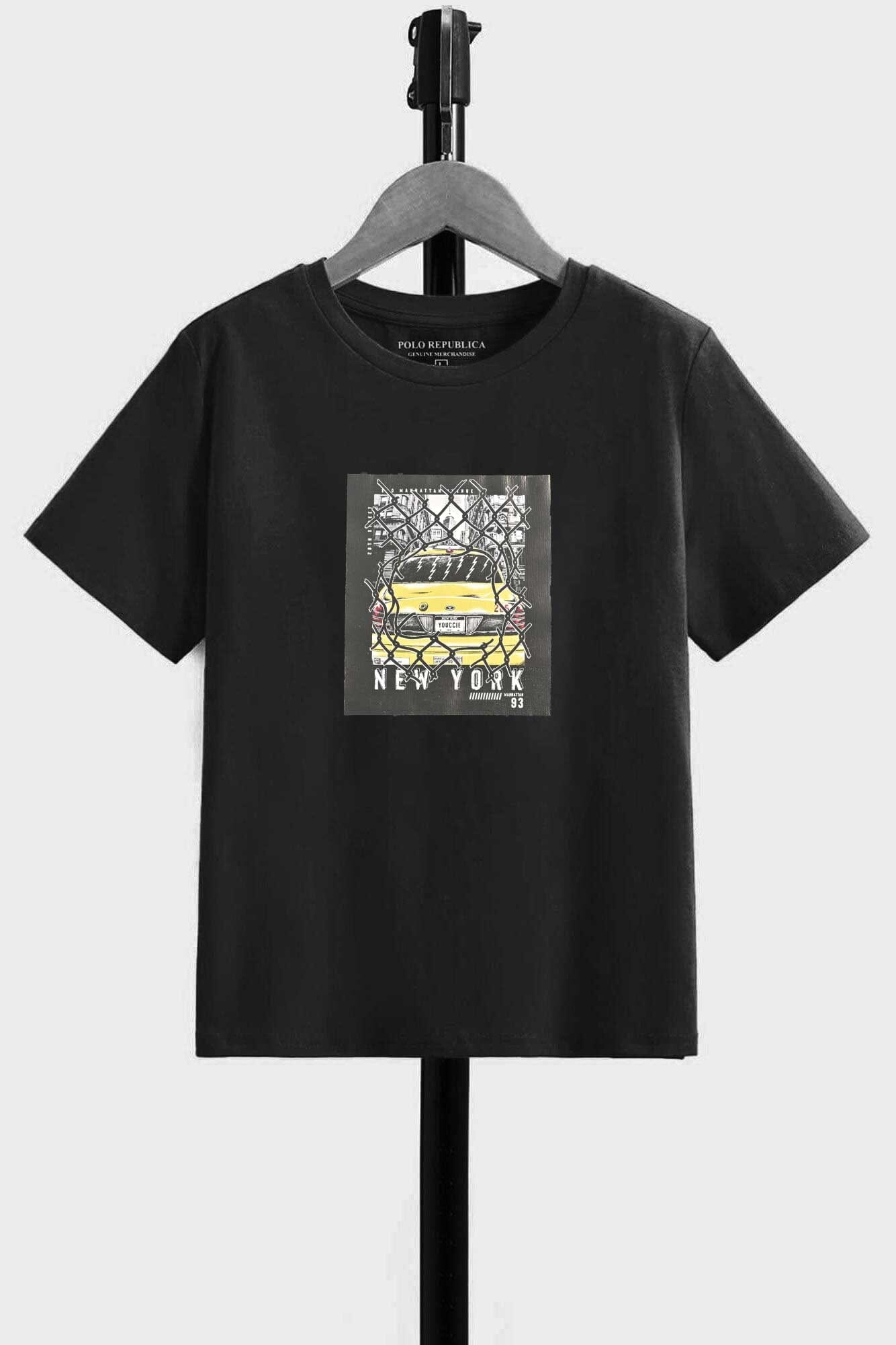 Polo Republica Boy's New York Taxi Printed Tee Shirt Boy's Tee Shirt Polo Republica 