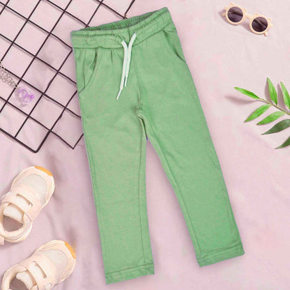 Minoti Kid's Solid Design Trousers Boy's Trousers SZK Mint Green 1-2 Years 
