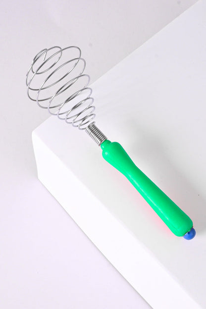 Stainless Steel Egg Beater With Plastic Handle Crockery RAM Green 