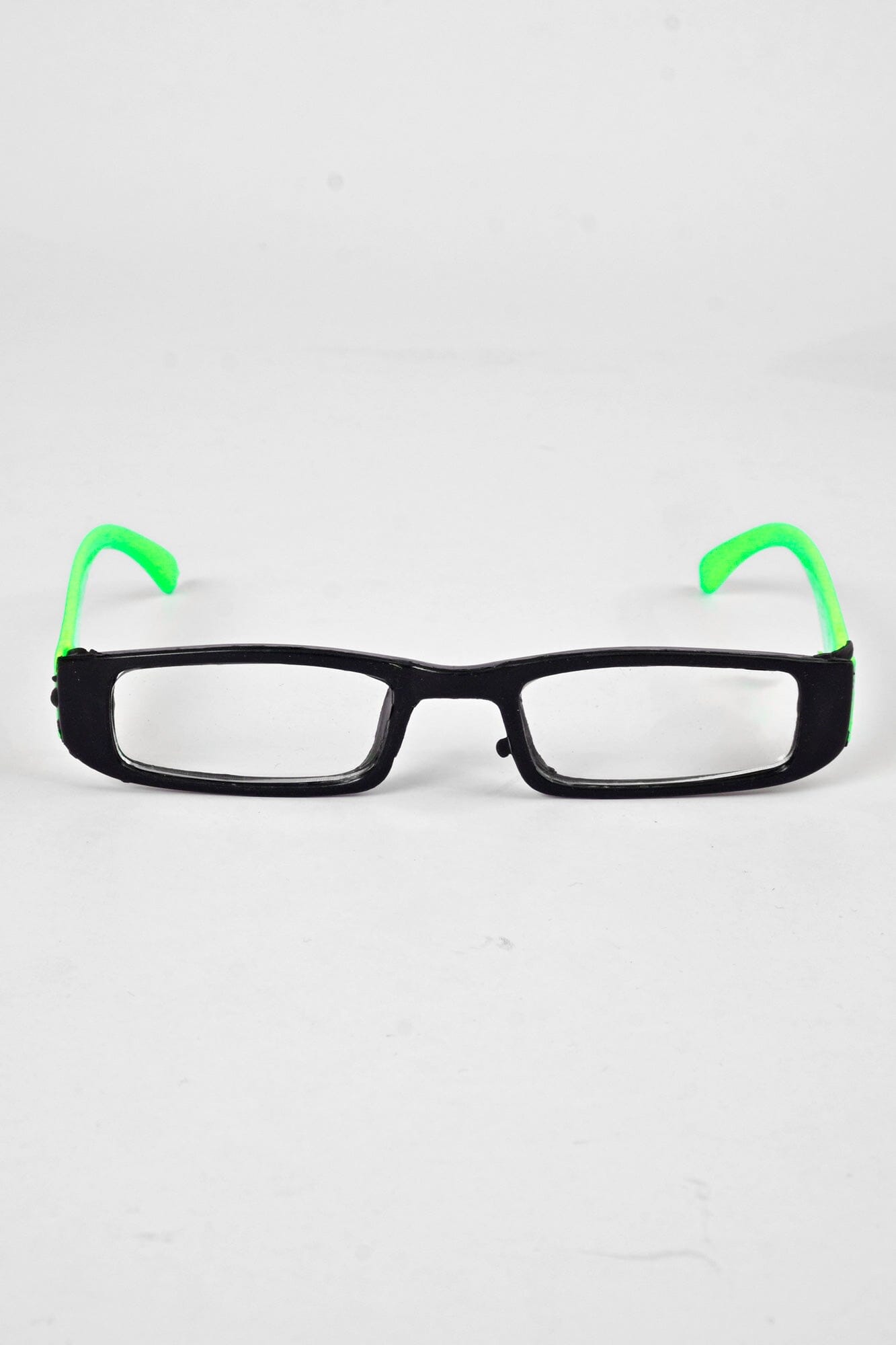 Athens Kid's Rectangle Design Glasses Kid's Accessories SRL Black & Green 