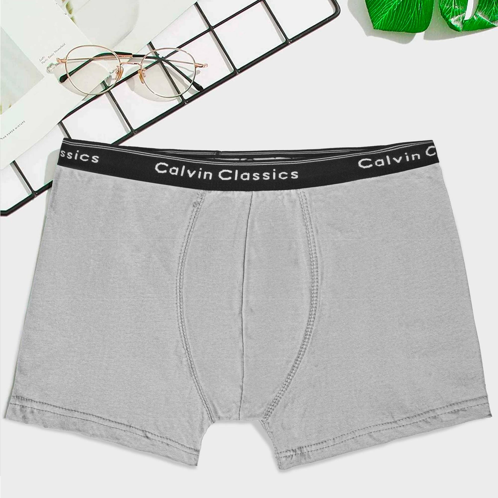 Calvin Classic Men's Boxer Shorts Men's Underwear SZK Heather Grey S 