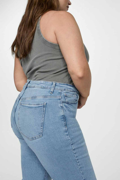 Cut Label Women's Flared Cropped Jeans