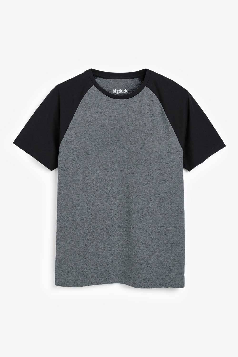 Big Sizes Men's Raglan Sleeve Tee Shirt