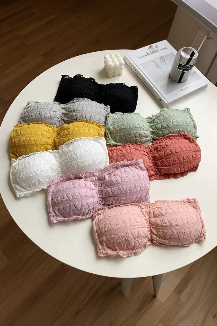 Women's Removeable Padded Tube Bra