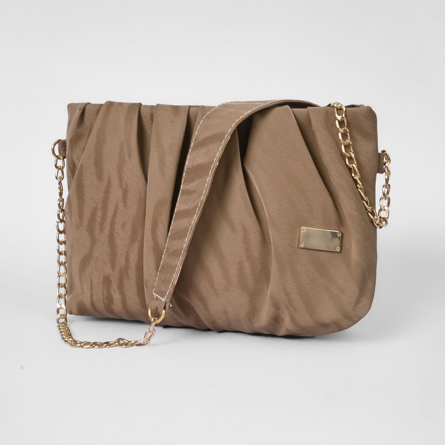Women's Gustavo Premium Leather Shoulder Bag bag SNAN Traders Camel 