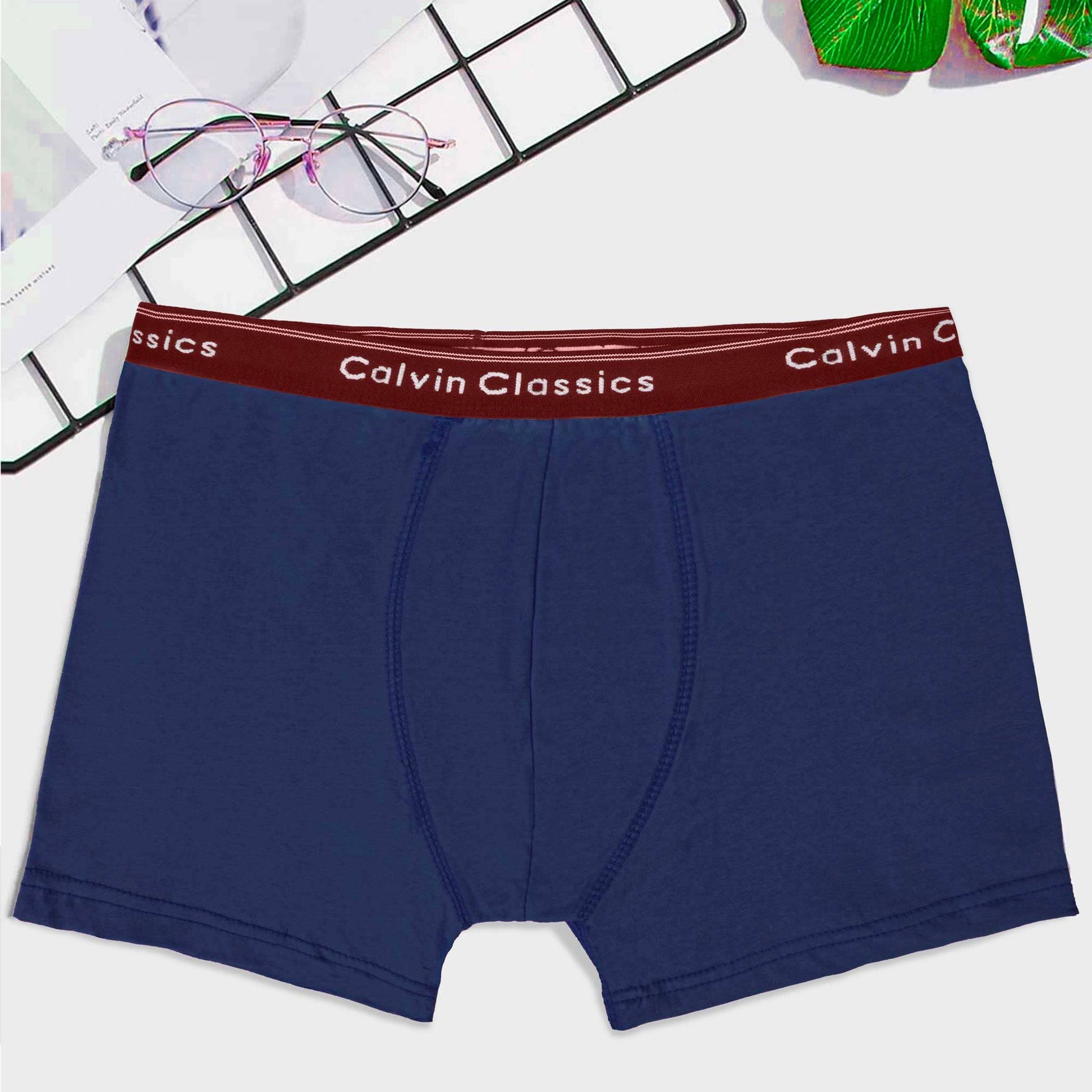 Calvin Classic Men's Boxer Shorts Men's Underwear SZK Light Navy S 