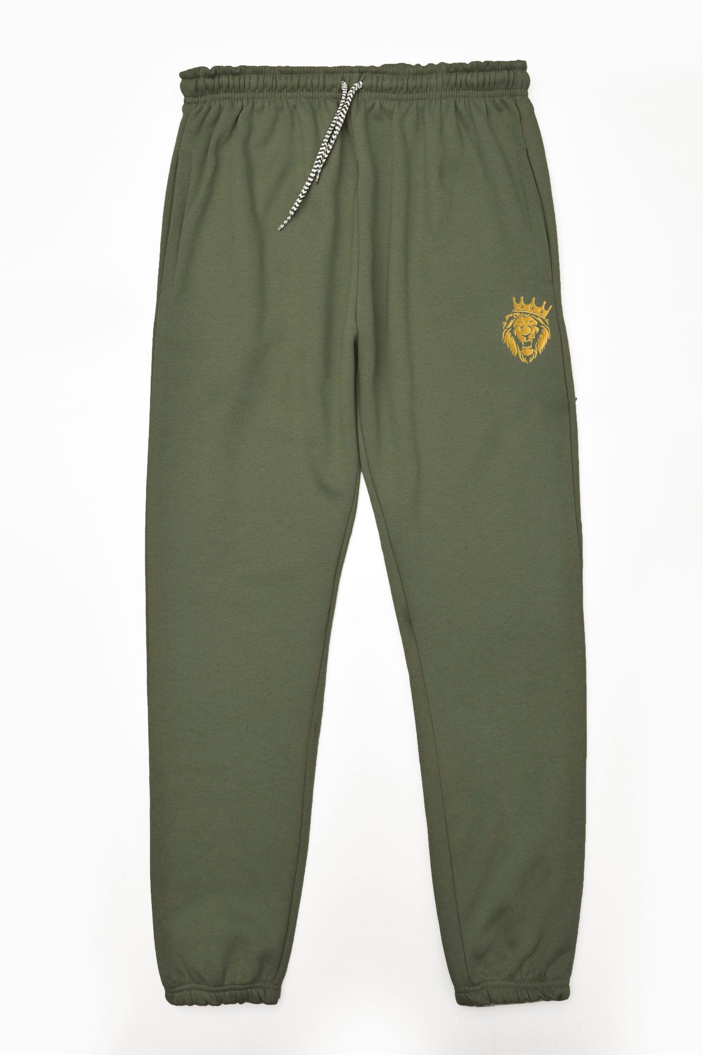 MAX 21 Men's Tiger Embroidered Fleece Joggers Pants Men's Trousers SZK 