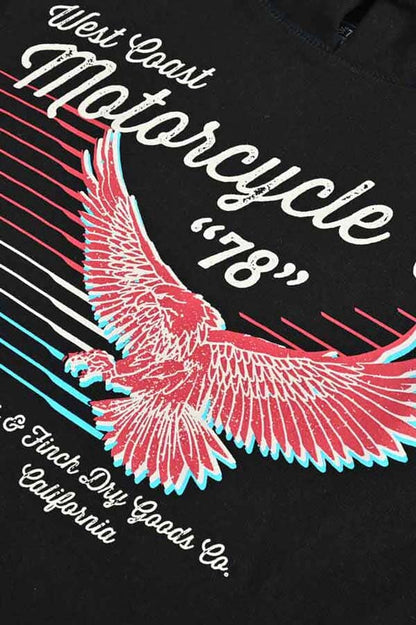 Archer & Finch Men's West Coast Printed Fleece Pullover Hoodie