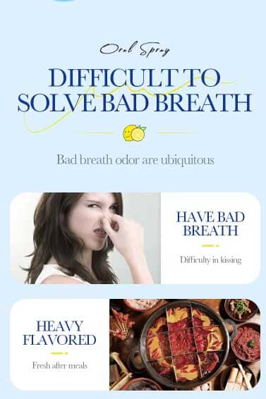 Sadoer Lemon Freshing Breath Oral Spray - 18ml