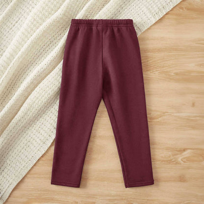 Bunbury Kid's Thermal Base Layer Trousers Boy's Trousers RAM Maroon 18 (1-2 Years) 