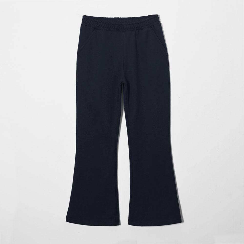 East West Women's Croxton High Waist Wide Leg Fleece Trousers Women's Trousers Polo Republica Dark Navy XS 