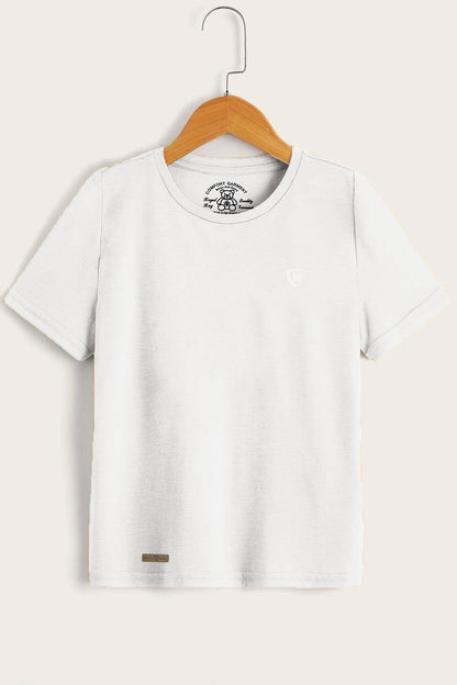 RR Kid's Logo Printed Short Sleeve Tee Shirt Boy's Tee Shirt Usman Traders Off White 2-3 Years 