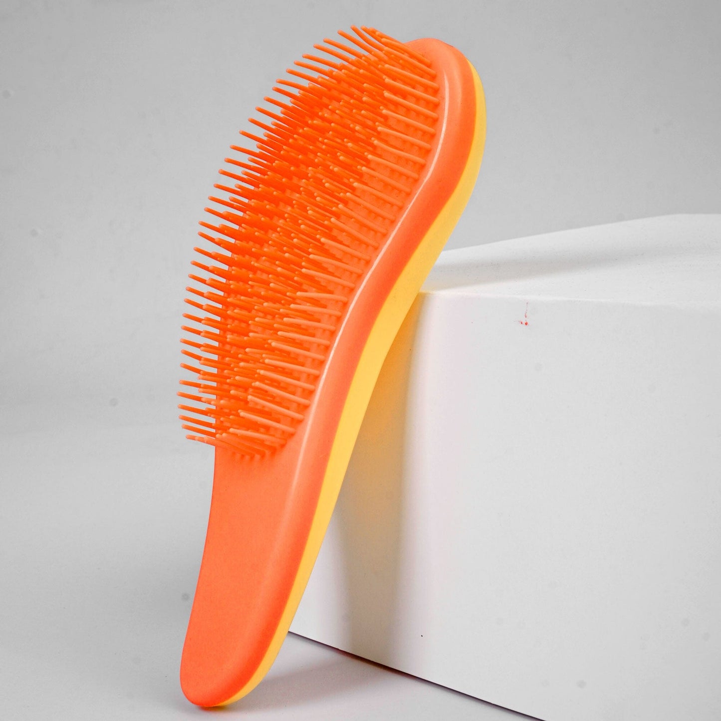 Magic Ravenna Handle Tangles Free Hair Brush General Accessories RAM Yellow & Orange 