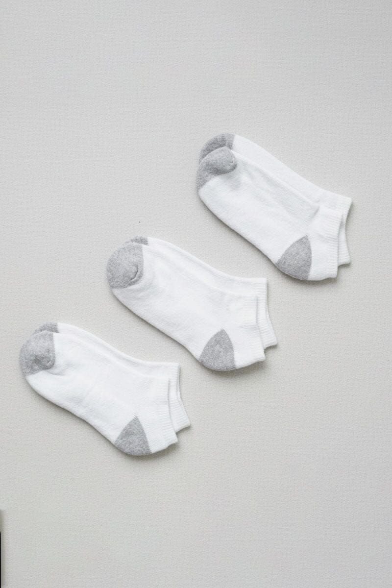 Janina Women's Contrast Ankle Socks - Pack Of 3