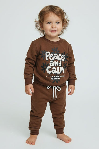 Tiny Teens Boy's Peace & Calm Twin Set