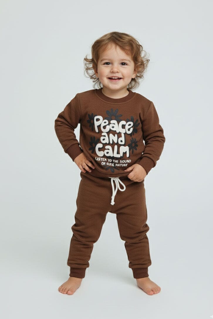 Tiny Teens Boy's Peace & Calm Twin Set