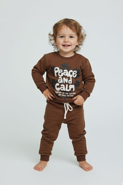 Tiny Teens Boy's Peace & Calm Twin Set