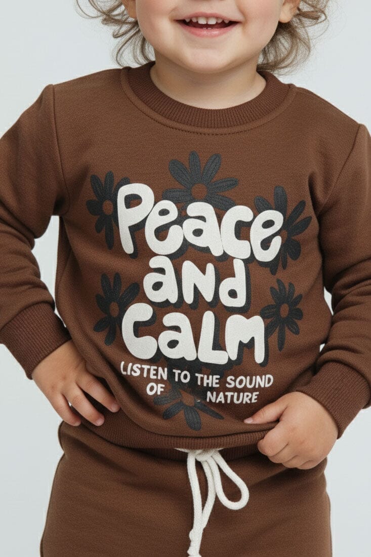 Tiny Teens Boy's Peace & Calm Twin Set