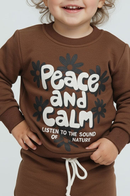 Tiny Teens Boy's Peace & Calm Twin Set