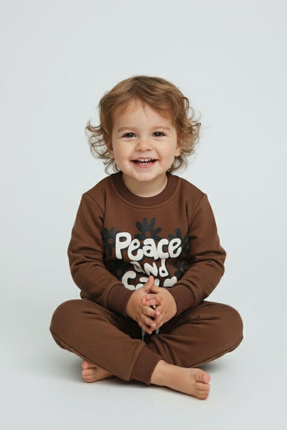 Tiny Teens Boy's Peace & Calm Twin Set