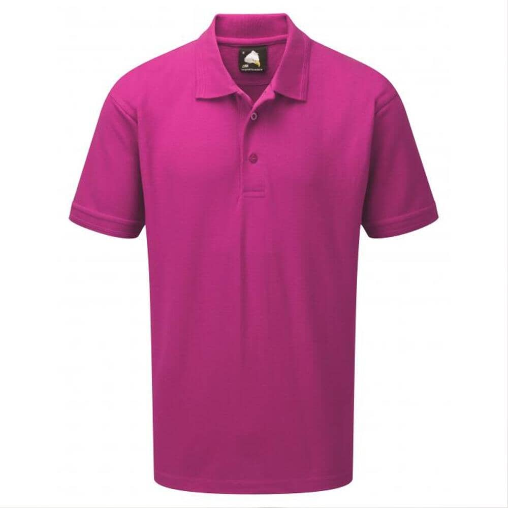 Men's Ontario Minor Fault Short Sleeve Polo Shirt Minor Fault Image Pink XS 