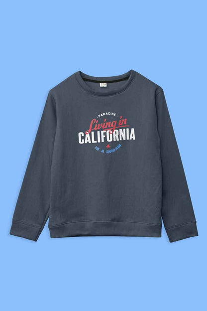 Richman Men's California Printed Fleece Sweat Shirt