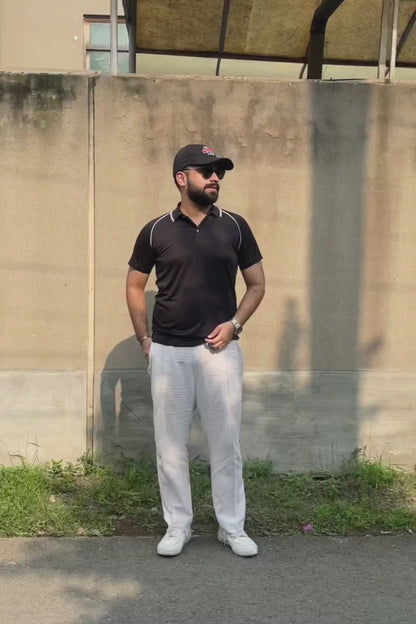 Poler Men's Piping Style Activewear Polo Shirt