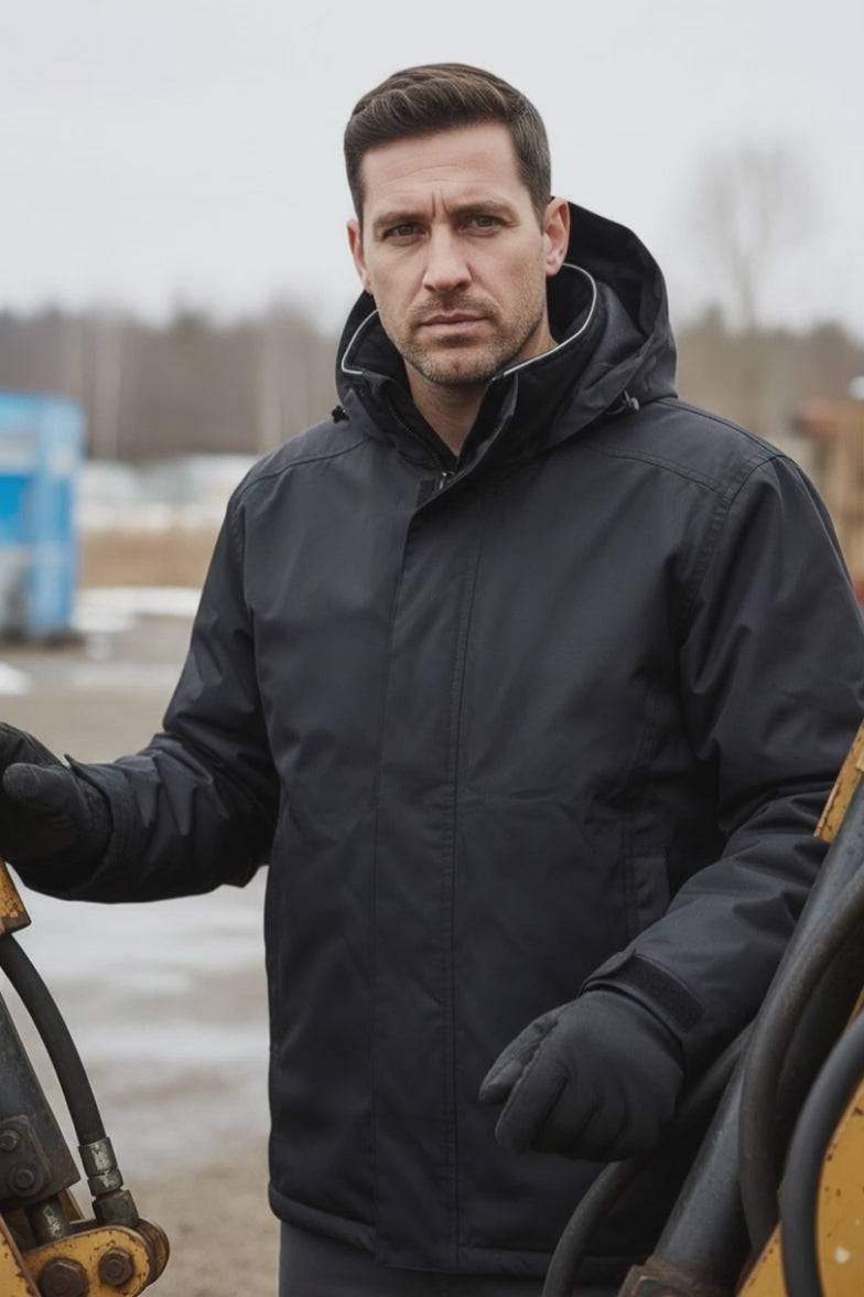 Polo Republica Men's Parka Hooded Jacket