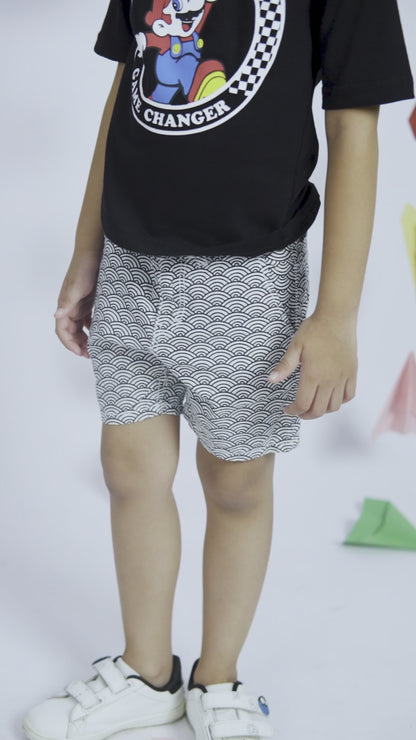ZR Boy's Printed Style Cotton Shorts