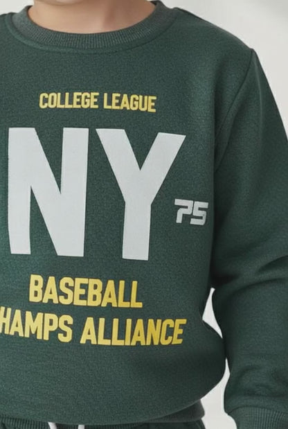 Tiny Teens Boy's NY Minor Fault Twin Set