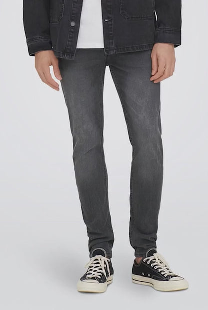 Cut Label Men's Preston Slim Fit Denim